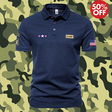 US Army Polo T-shirt | Navy Blue
